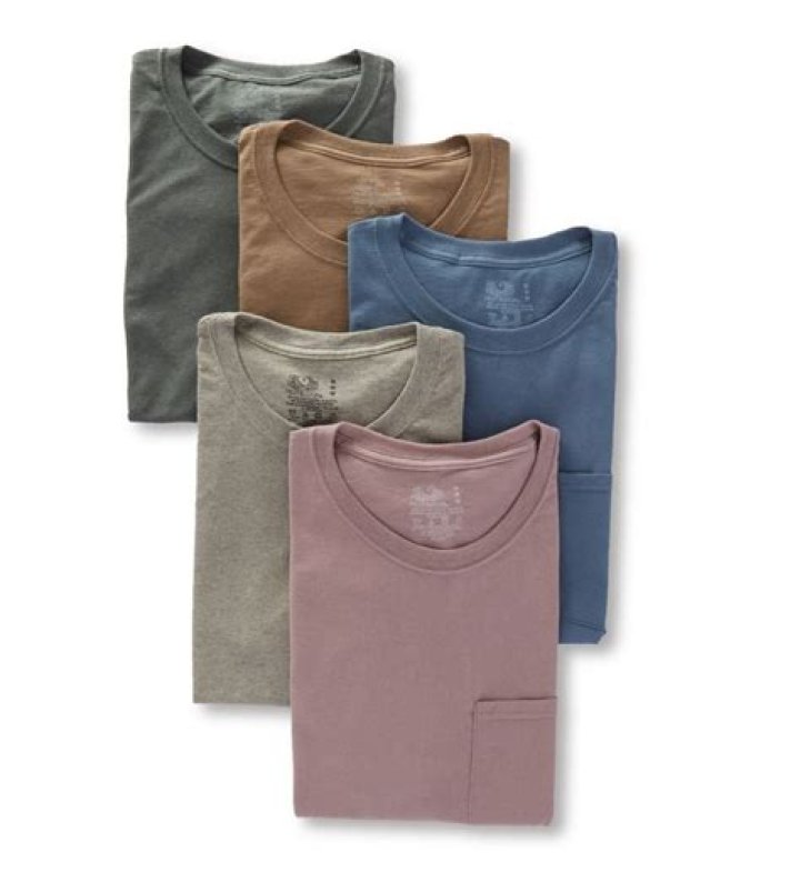 Affordable Essentials: Fruit Of The Loom Pocket T-Shirts, 4-Pack