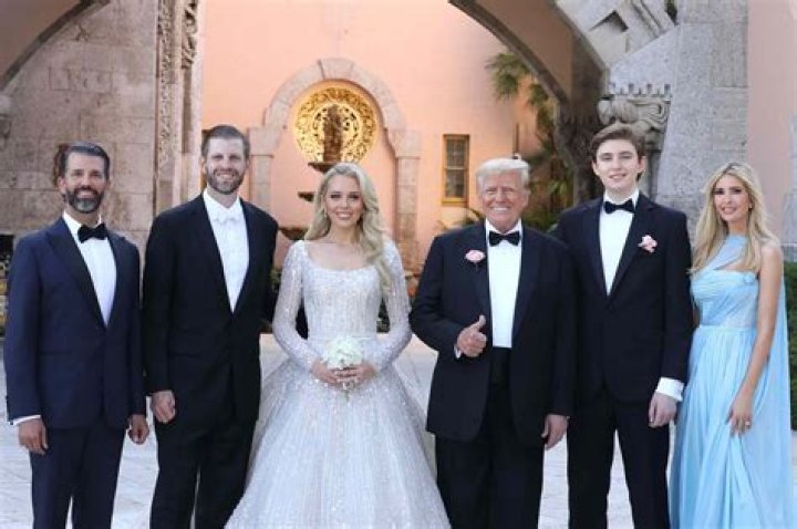 Barron Trump Makes Rare Appearance At Tiffany Trump's Lavish Wedding