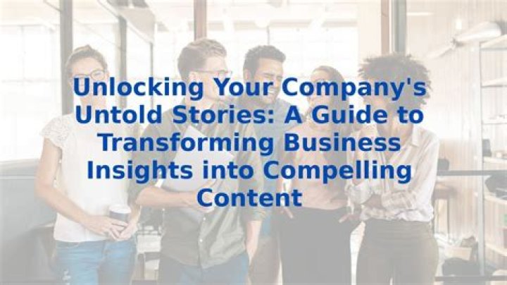 Unlocking Insights And Untold Stories