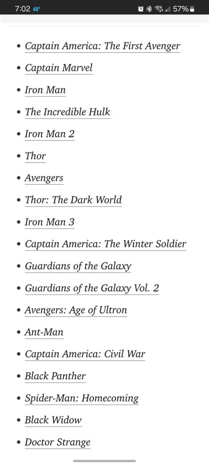 Watch Them In Chronological Order